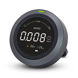 Carefor CF-2 Indoor Air Quality Monitor, for HCHO AQI,TVOC,Temperature, and Humidity